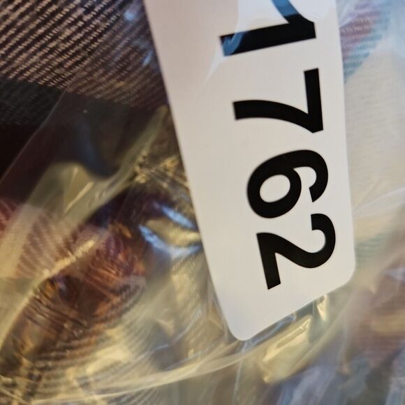 Orvis Women’s Med Blue Fleece Lined Flannel Plaid Snap Up Shirt Jacket Shacket - Picture 11 of 12